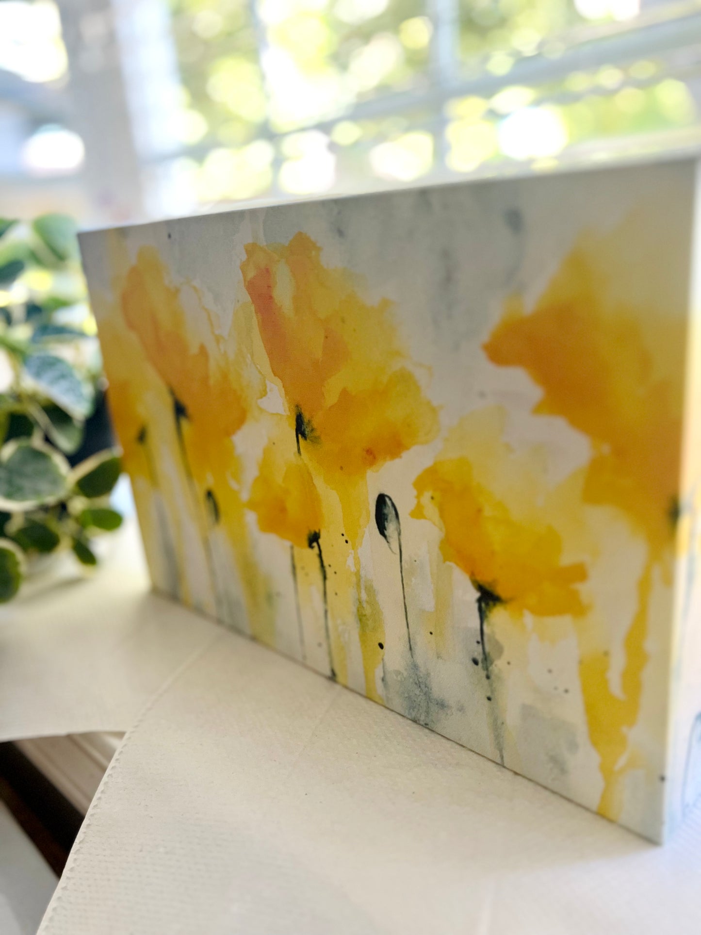 The Superbloom Stretched Canvas Print | 8"x12"