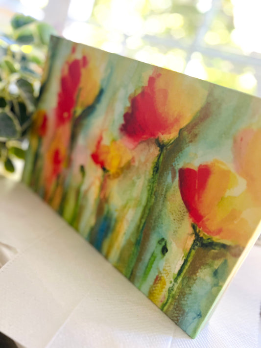 'Delightfully Yours' Stretched Canvas Print | 8x12"