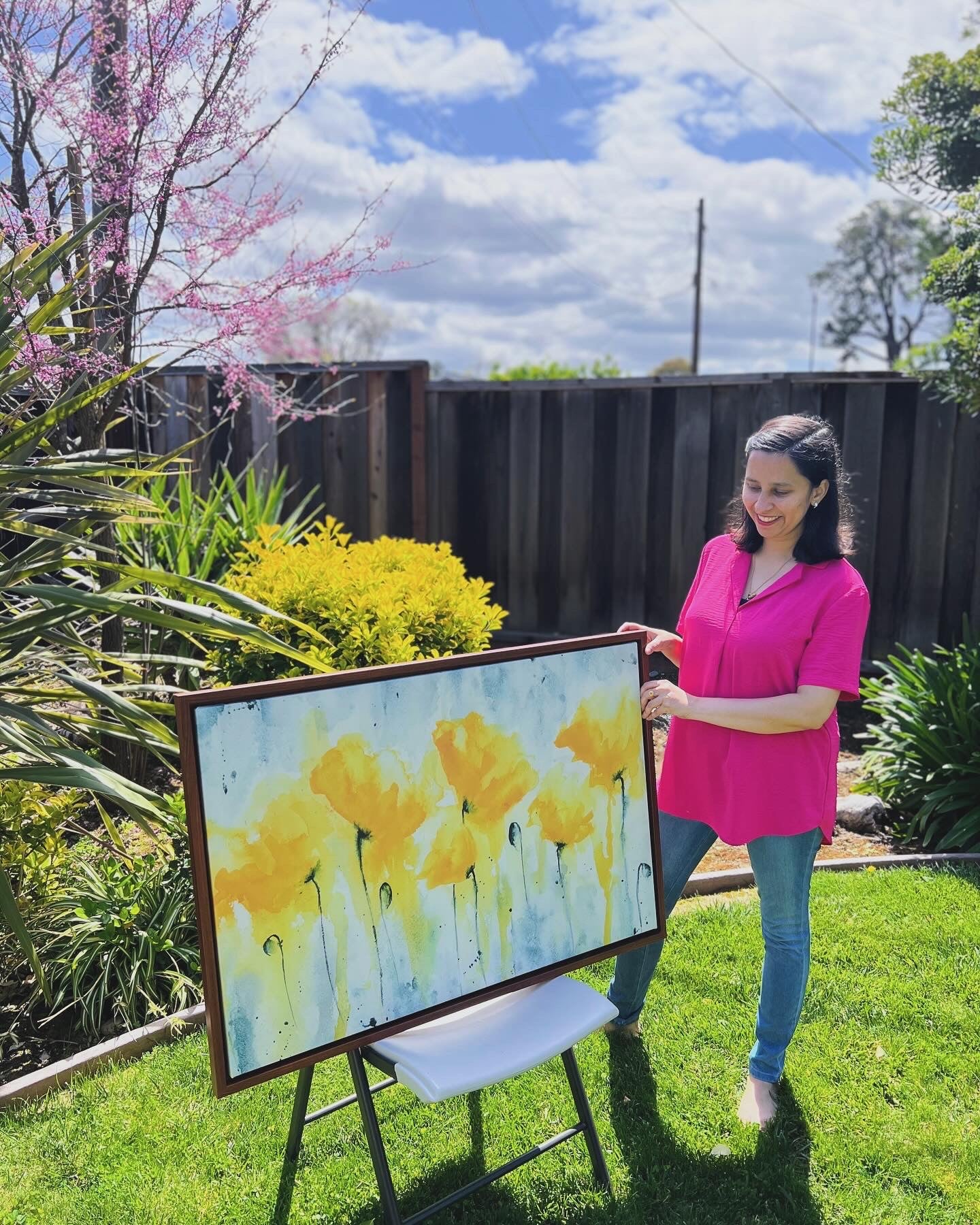 'Find Joy Everyday' | Stretched Canvas Print with Frame