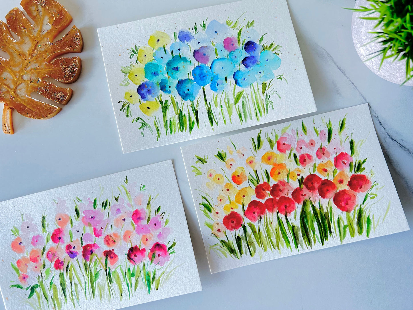 Watercolor Floral Greetings Workshop- University Art | Sept 28 2024