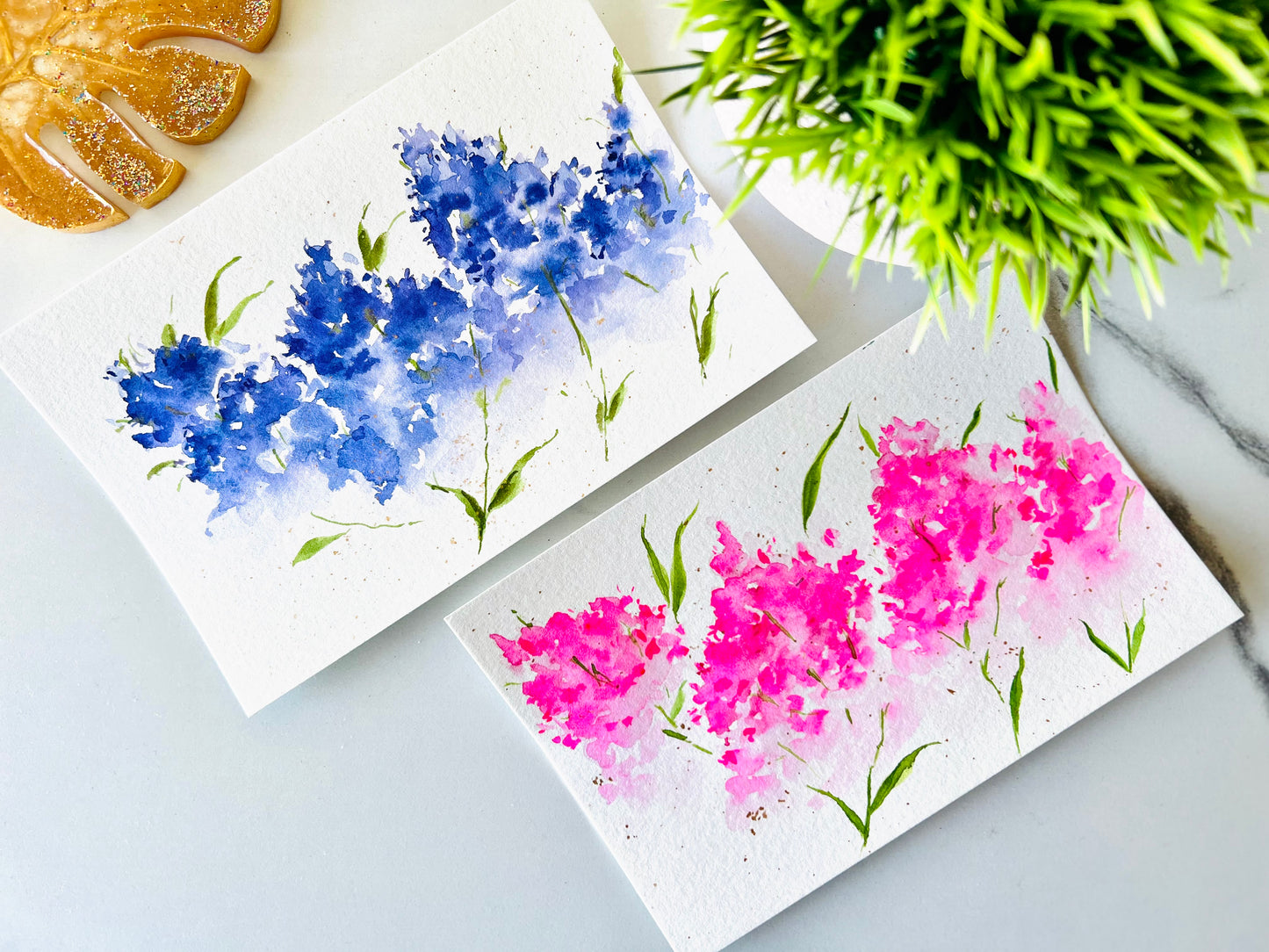 Watercolor Floral Greetings Workshop- University Art | Sept 28 2024