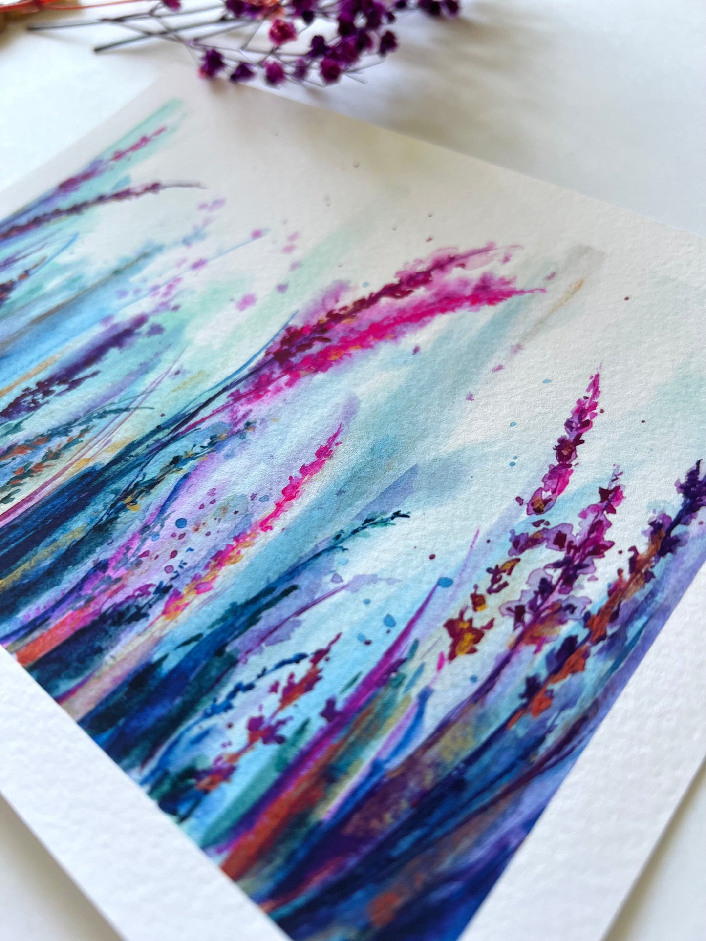 Lush Lavenders | Giclee Print on Paper