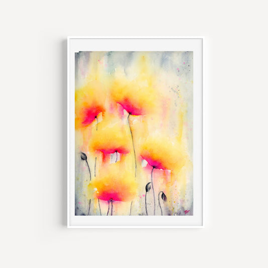 The Superbloom 2 | Abstract Floral  Giclee Print