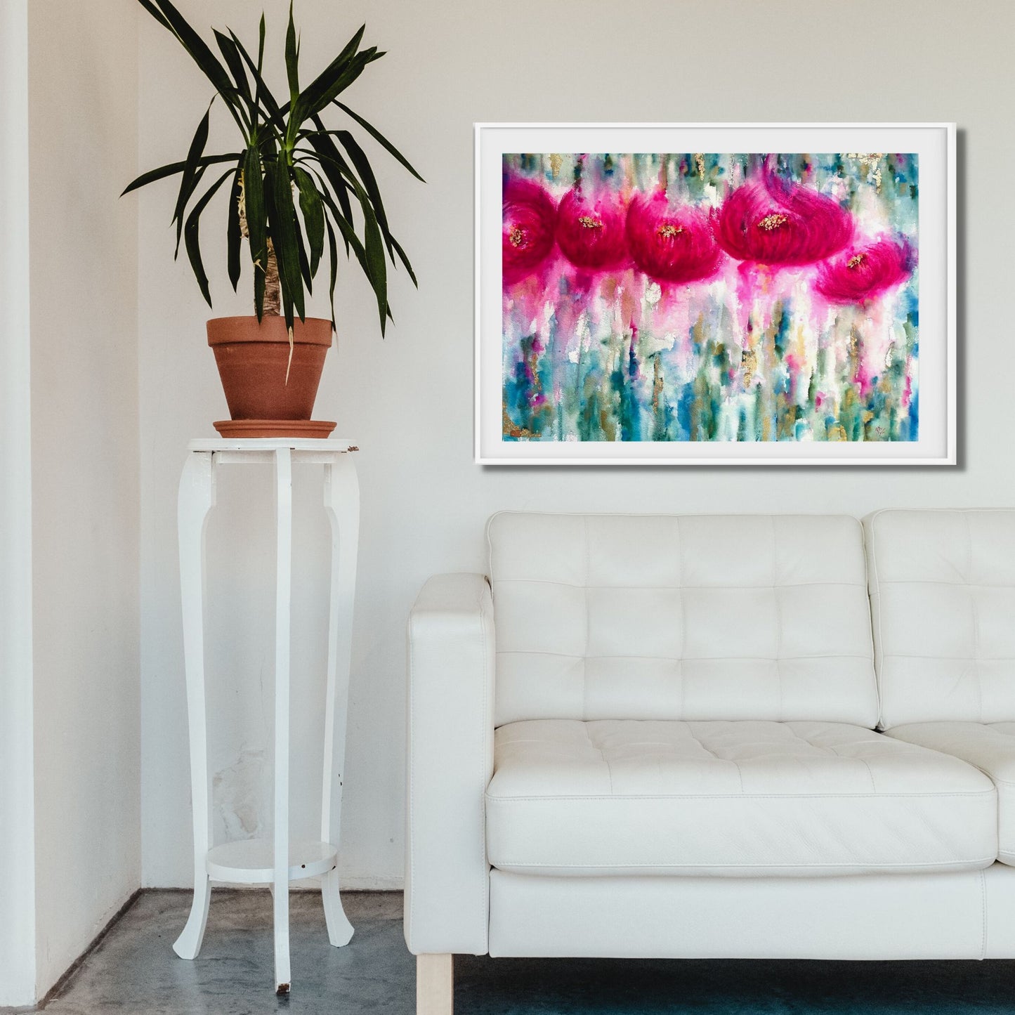 Bliss | 18x24” Original Floral Abstract Watercolor on Paper