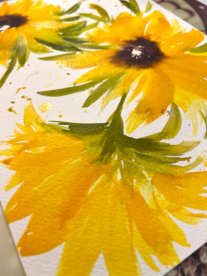 Bold Watercolor Florals 4 Week Class - University Art | Feb 2-23 2025